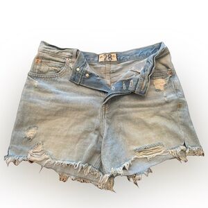Free people Jean shorts size 28